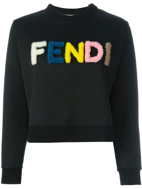 fendi sweatshirt sale|fendi beaded graphic sweatshirt.